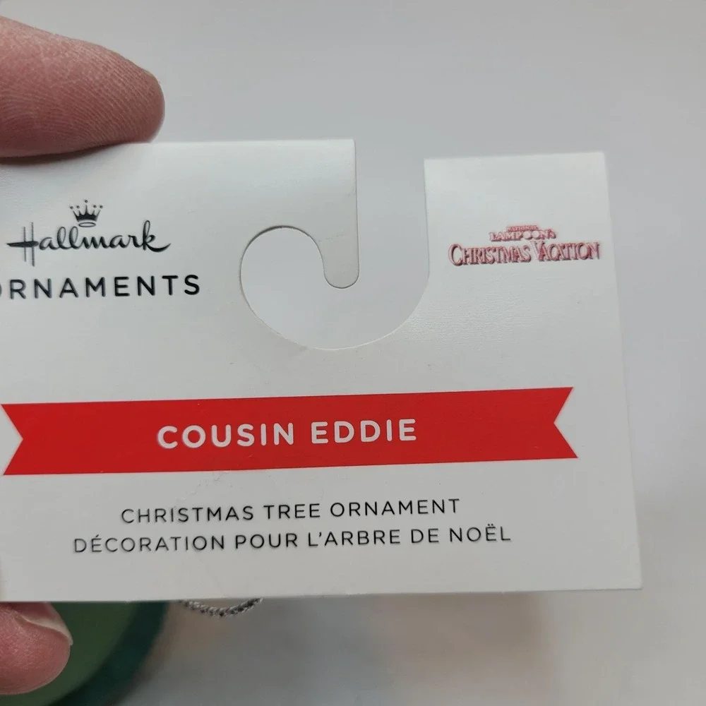 Hallmark  Christmas Ornament Vacation‎ Cousin Eddie Shatterproof . New
